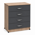 Modern 4-Drawer Chest Cabinet
