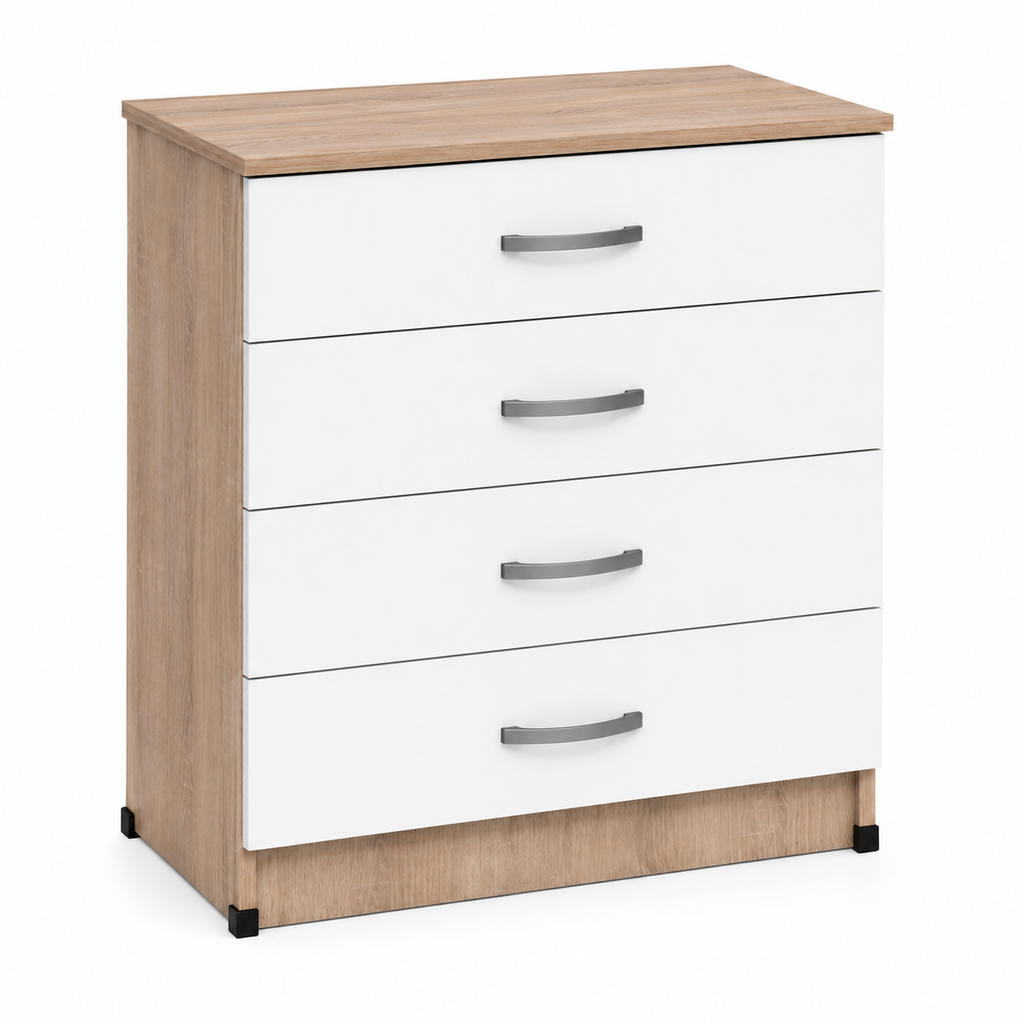 Modern 4-Drawer Chest Cabinet