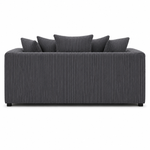 Corduroy 3-Seater Sofa With Plush Cushions