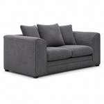 Corduroy Loveseat Sofa With Plush Cushions