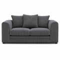 Corduroy Loveseat Sofa With Plush Cushions
