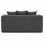 Corduroy Loveseat Sofa With Plush Cushions