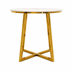 Round Dining Table With Marble Top