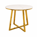 Round Dining Table With Marble Top