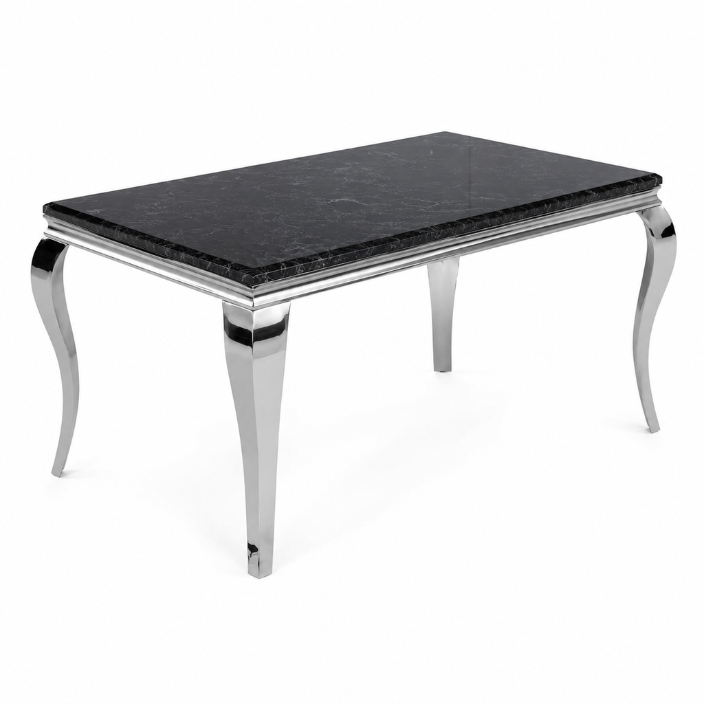 Black Marble Dining Table