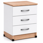 Modern 3-Drawer Bedside Cabinet